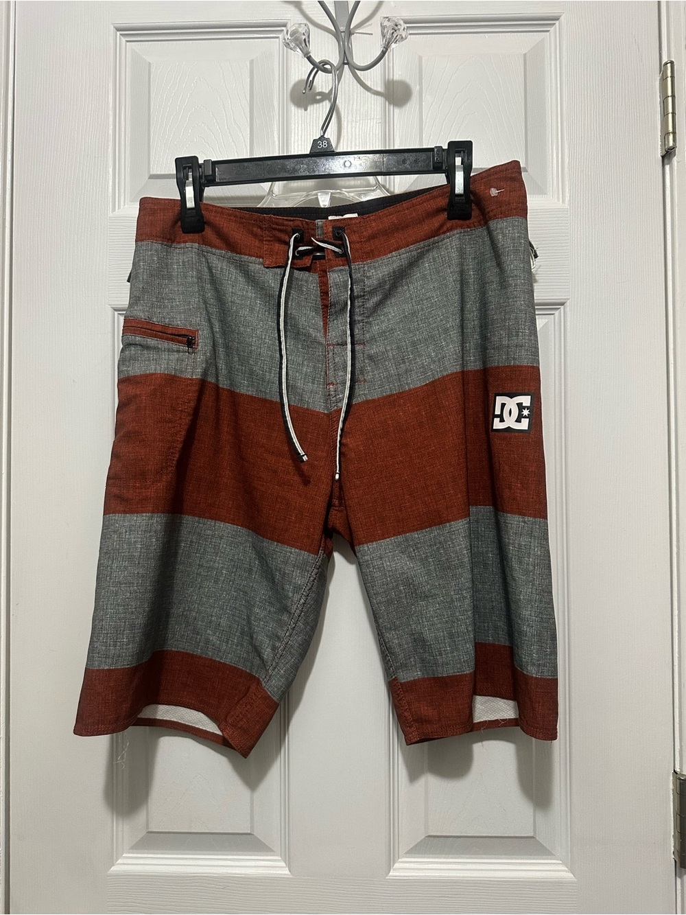 DC Men's Solid Rust Board Shorts/Trunks